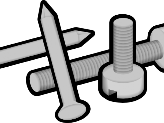 Nails And Screws Clip Art - Png Download (640x480), Png Download