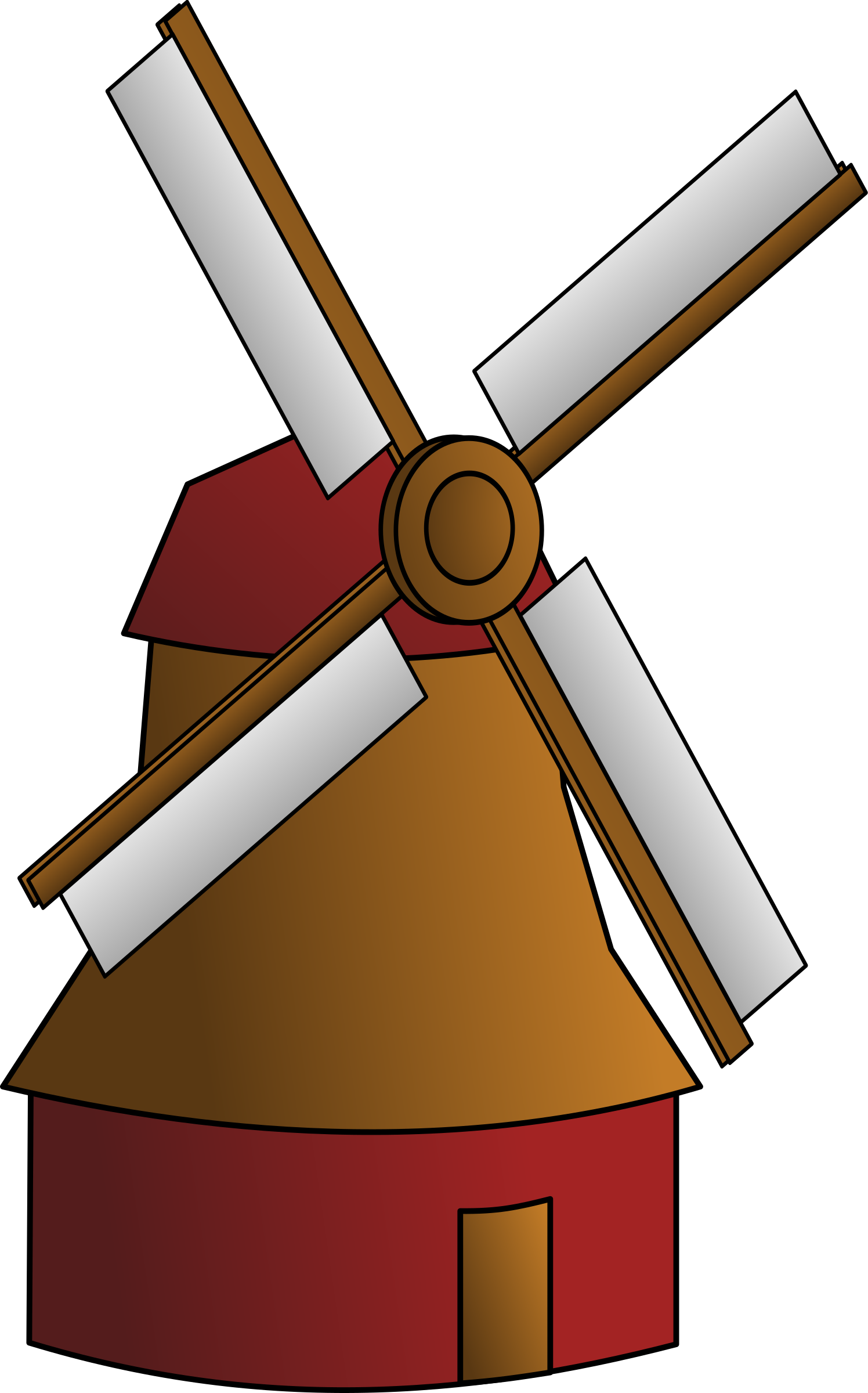 Golf Clipart Windmill - Windmill Clipart - Png Download (1496x2400), Png Download