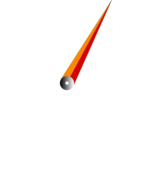Orange Needle Clip Art - Png Download (552x597), Png Download