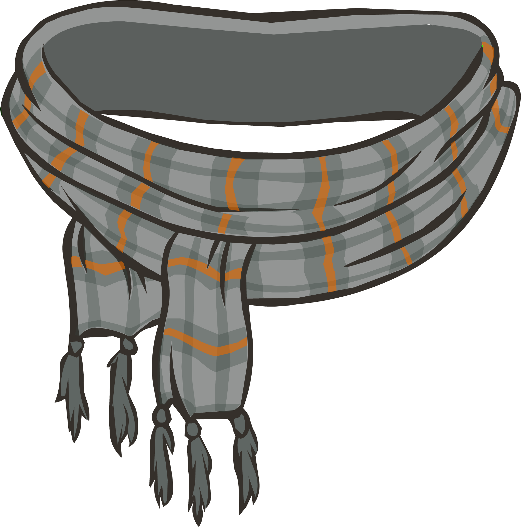 Scarf Clipart Club Penguin - Bufanda Club Penguin - Png Download (2044x2068), Png Download