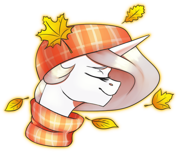 Scarf Clipart Autumn Clothes - Cartoon - Png Download (635x552), Png Download