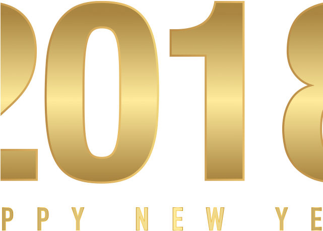 New Year Clipart Gold - Graphic Design - Png Download (640x480), Png Download
