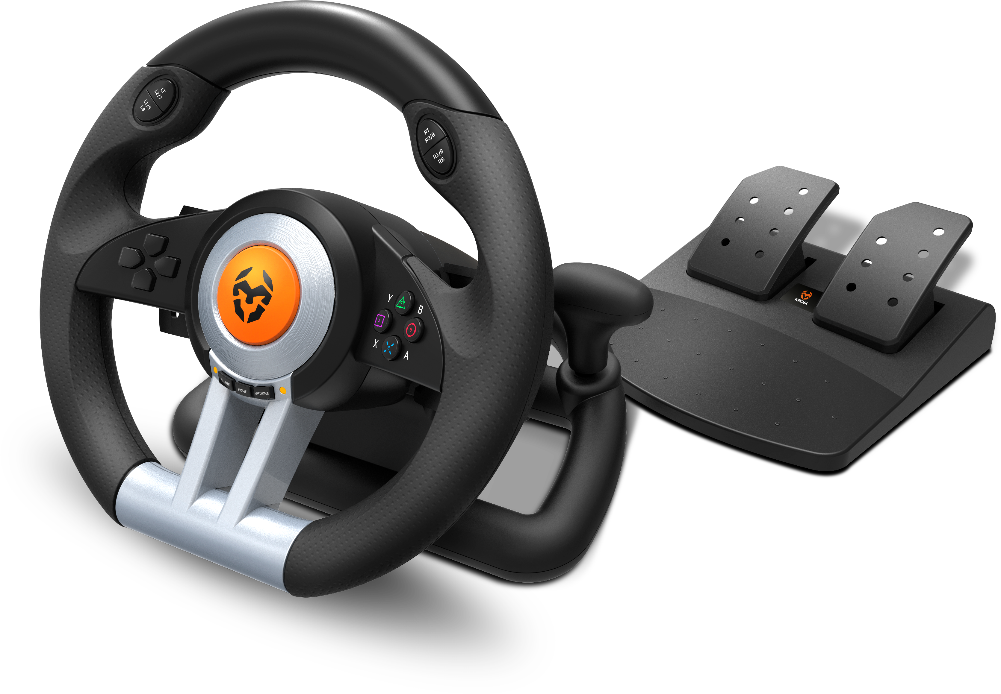 Krom K Wheel Clipart (3612x2427), Png Download