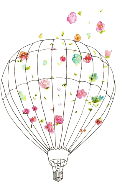 Balloon Illustration, Illustration Art, Balloon Wall, - Cute Flower Drawings Clipart (500x673), Png Download