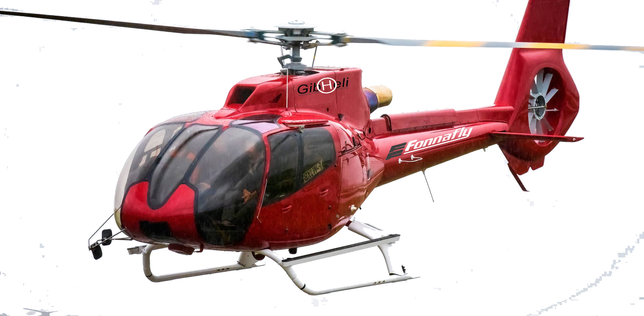 Helicopter From And To Gibraltar - Helicopter Rotor Clipart (2200x1080), Png Download