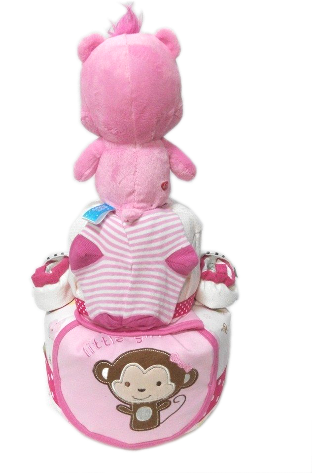 - Diaper Cake , Png Download - Teddy Bear Clipart (633x961), Png Download