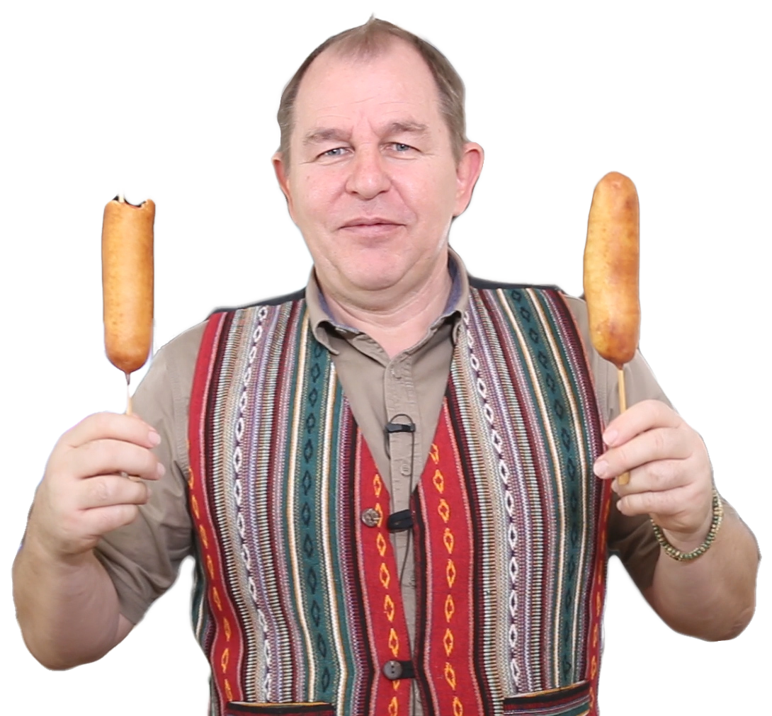 Corn Dog Outline - Cervelat Clipart (1090x1011), Png Download