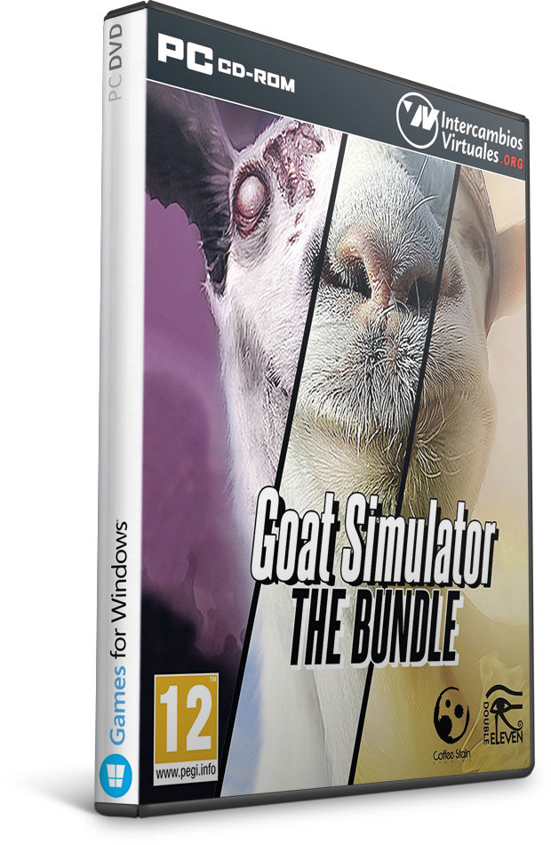 Goat - Simulator - Goaty - Edition-prophet - %25c3%25a1%25c3 - Walking Dead New Frontier Pc Dvd Clipart (620x950), Png Download