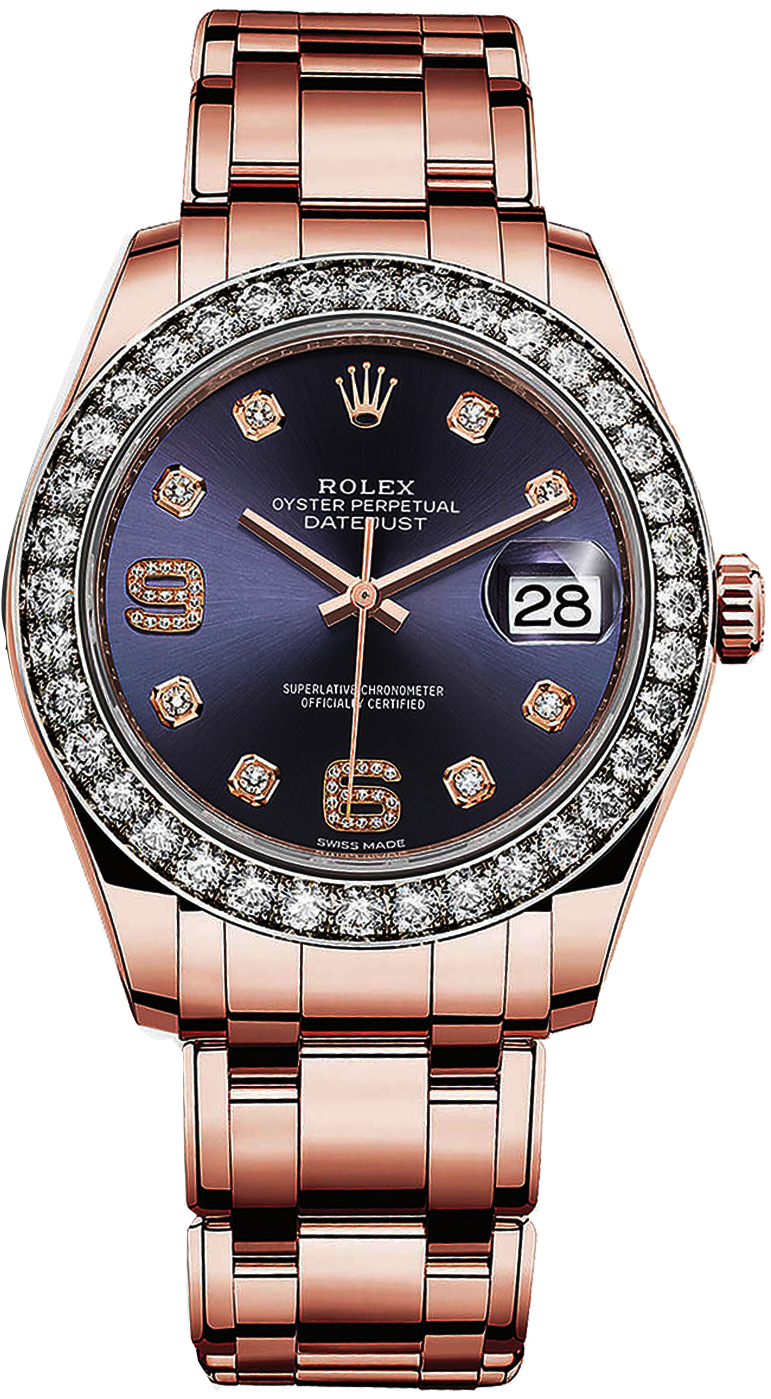 Masterpiece - Pearlmaster 39 Rolex Clipart (800x1688), Png Download
