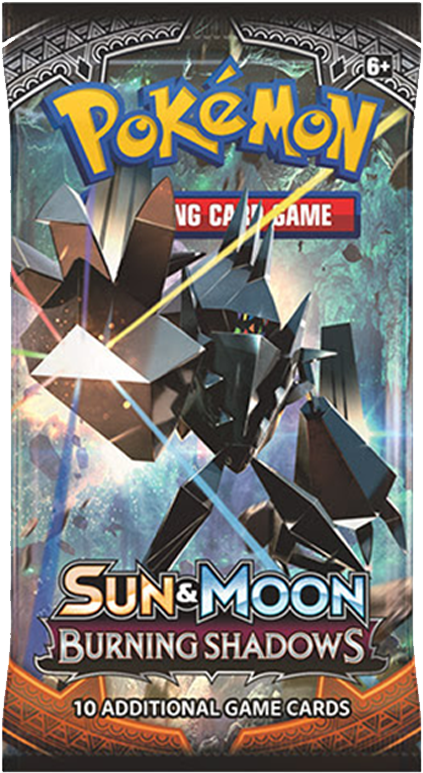 Pokemon Tcg Sun & Moon Burning Shadows Booster Packs - Sun And Moon Burning Shadows Clipart (800x800), Png Download