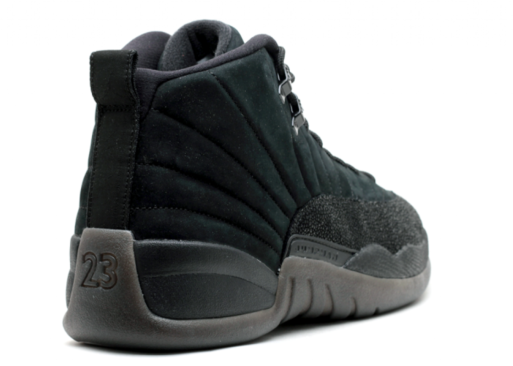 Air Jordan 12 Ovo Black - Ovo Jordans 12 Black Clipart (1024x1024), Png Download
