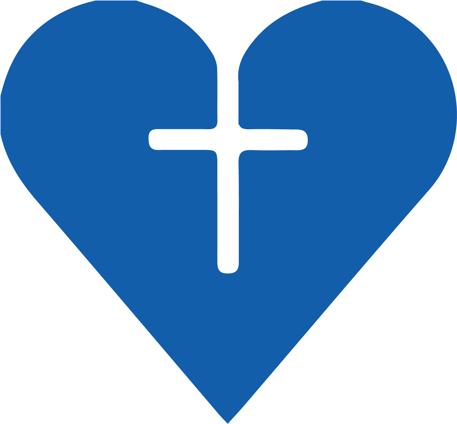 Sacred Heart - Blue Location Symbol Png Clipart (1667x1667), Png Download