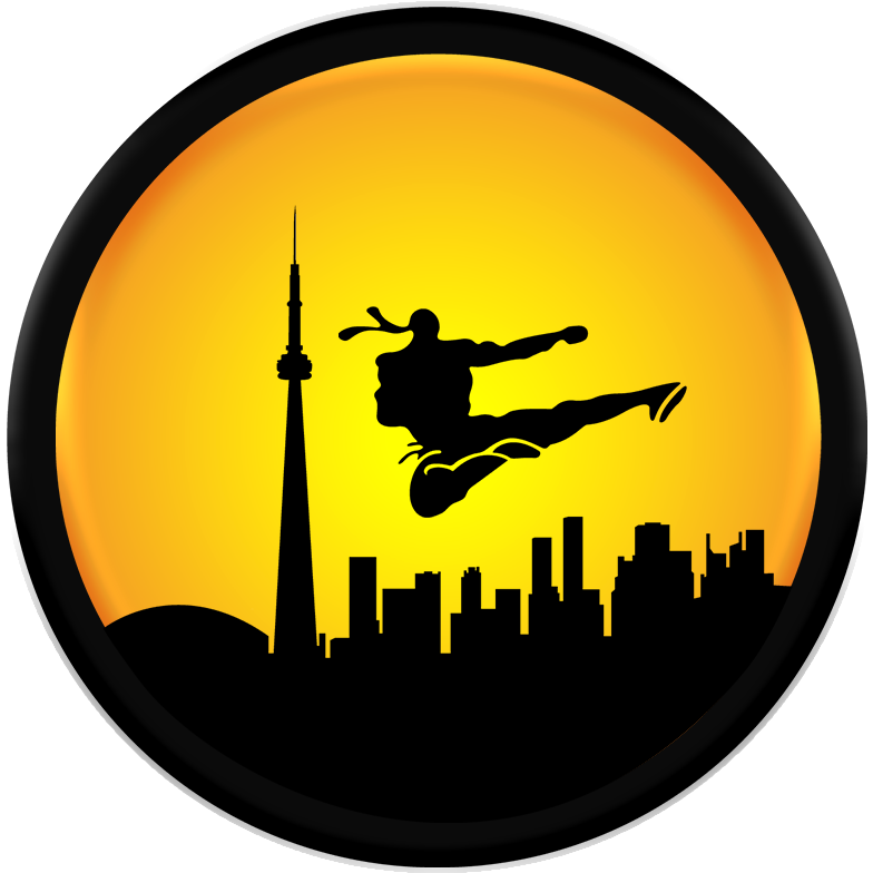 Canadian Ninja Warrior Gym - Fitness Ninja Clipart (1000x1000), Png Download