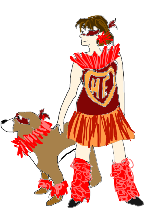 Elmo Super Hero Dog - Illustration Clipart (600x800), Png Download