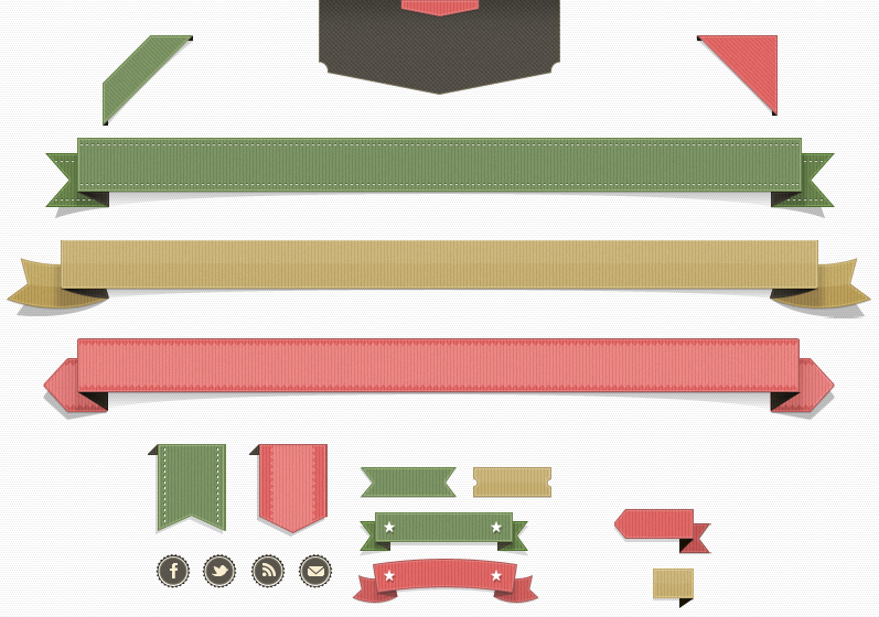 Alguns É Só Abrir Em Outra Aba Pra Pegar Um Tamanho - Ribbon Clipart (797x560), Png Download