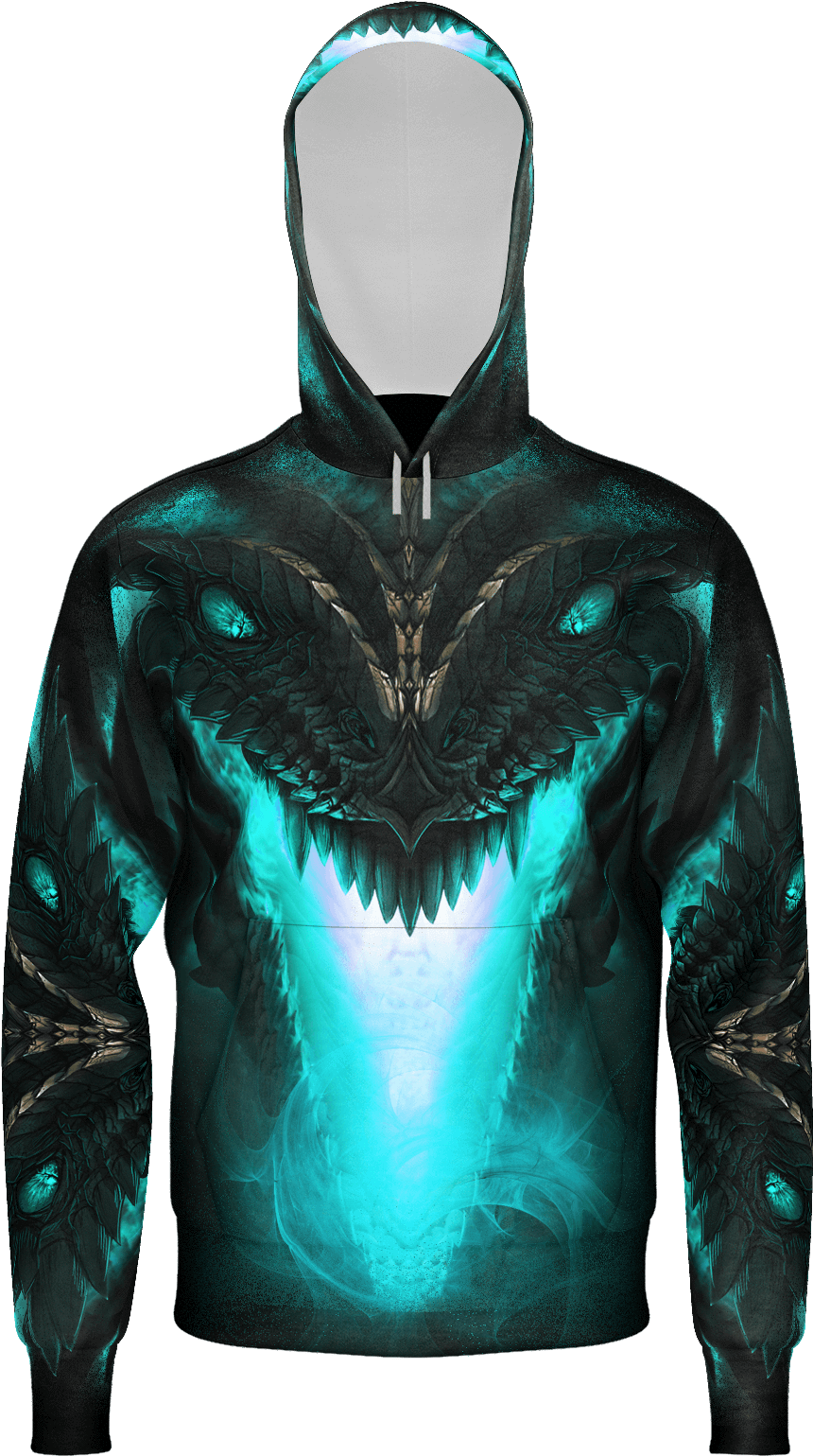 Piercing Dragon Eyes Hoodie - Hoodie Clipart (1600x1600), Png Download