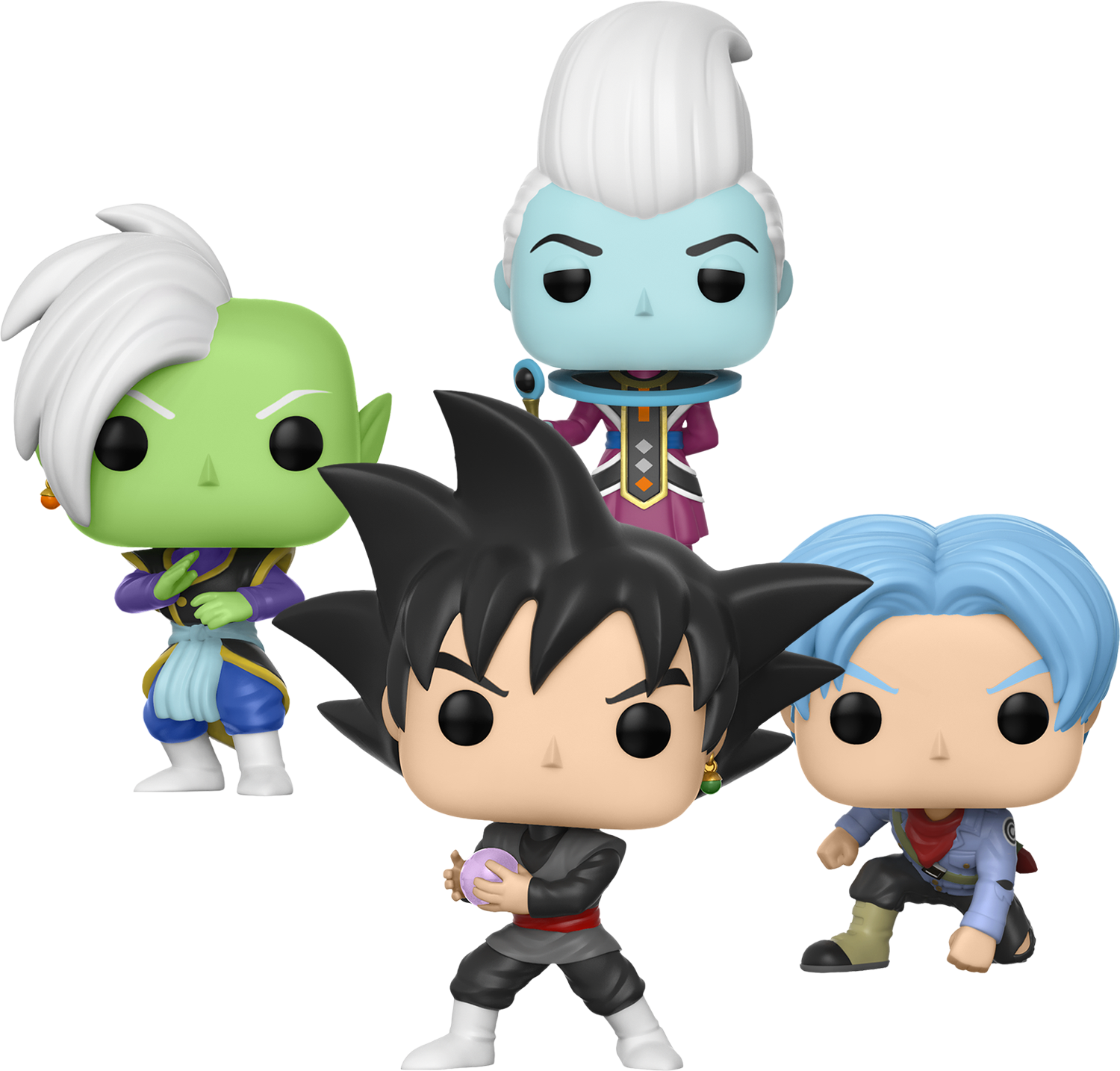 Dragon - Black Goku Funko Pop Clipart (1500x1434), Png Download