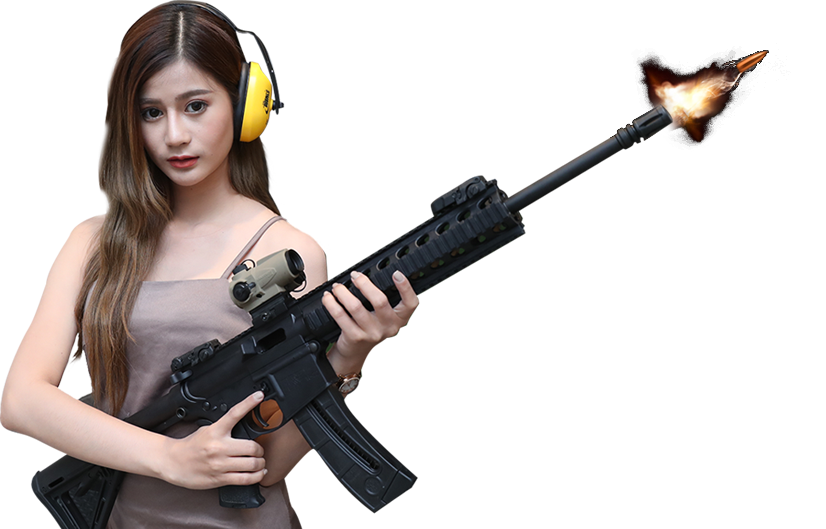 Assault Rifle Clipart (826x529), Png Download