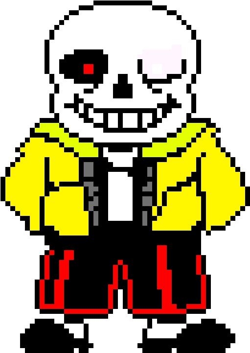 Ninja Sans Sprite - Bad Time Sans Png Clipart (800x790), Png Download