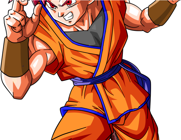 Goku Clipart Super Saiyan God - Goku Super Saiyan God Png Transparent Png (640x480), Png Download