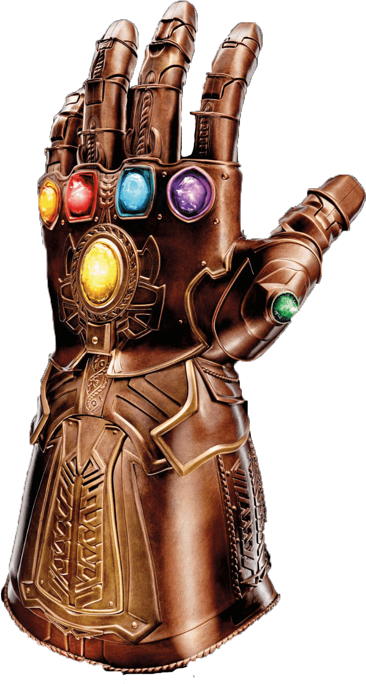 Thanos Gauntlet Png - Infinity Gauntlet Png Clipart (744x1392), Png Download