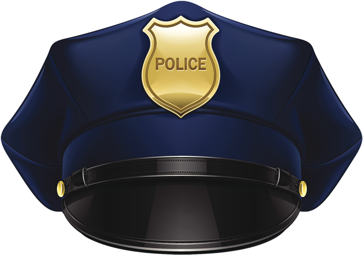 Police Officer Badge Clip Art - Clipart Police Officer Hat - Png Download (713x498), Png Download