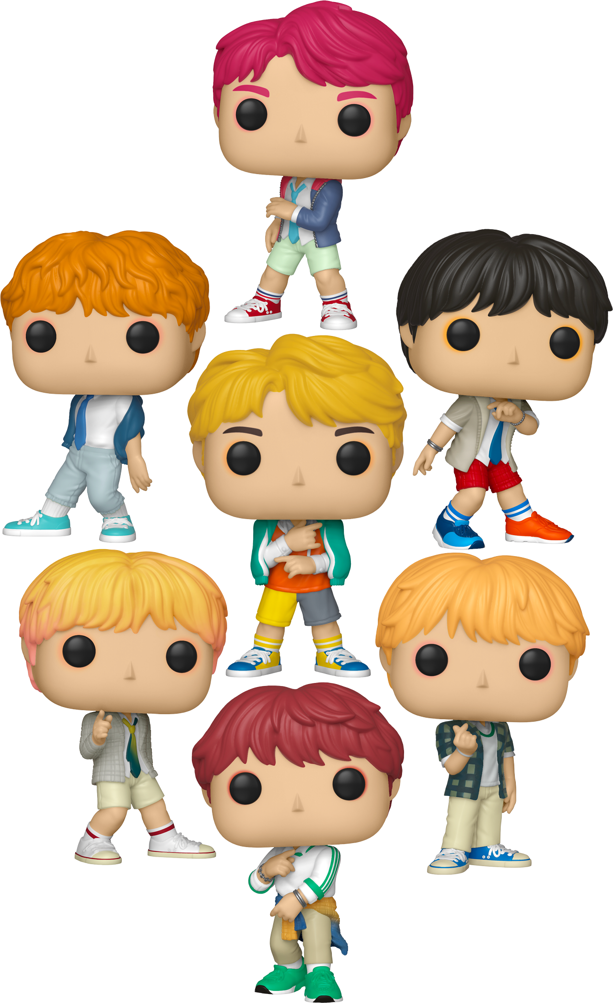 Bts - Funko Pop Do Bts Clipart (1223x2000), Png Download