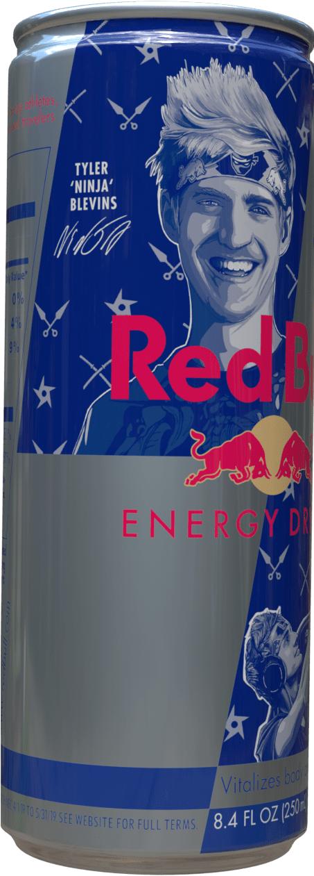 Image Of Limited Edition Can - Limited Edition Red Bull Ninja Clipart (452x1267), Png Download
