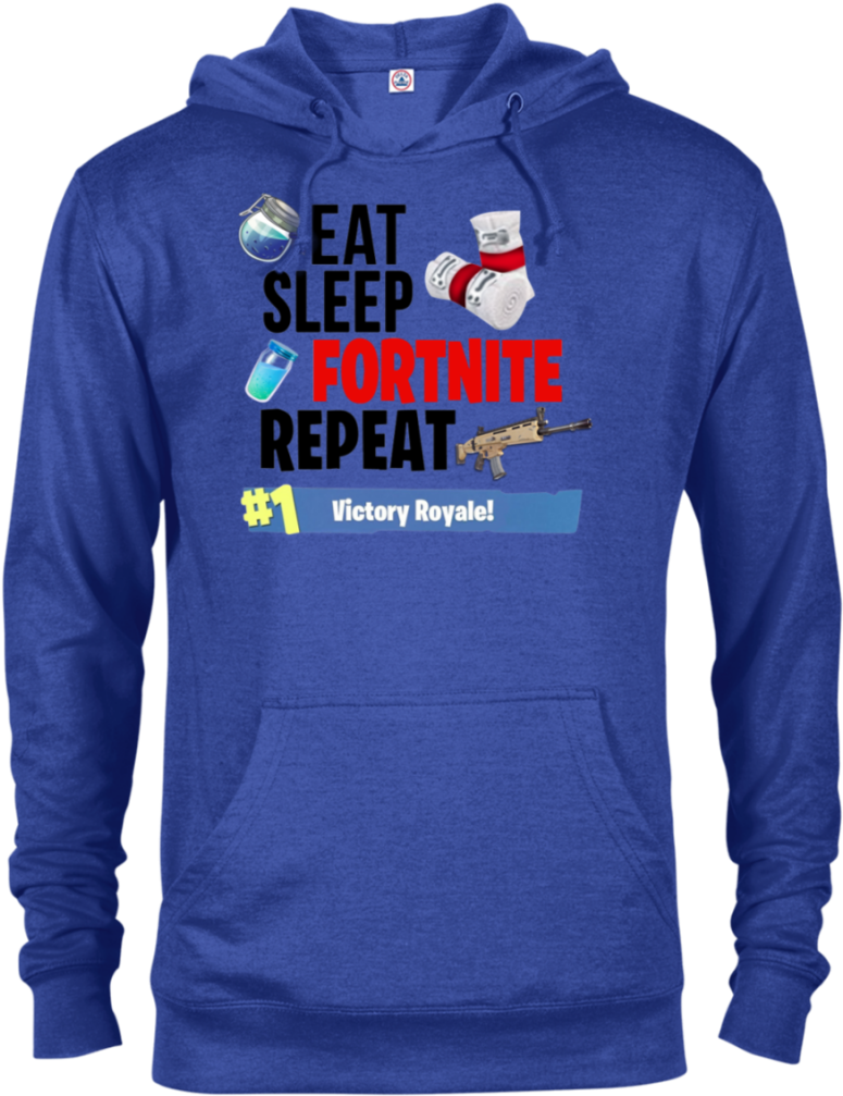 Eat Sleep Fortnite Repeat Thanos T Shirts - Sweatshirt Clipart (1024x1024), Png Download