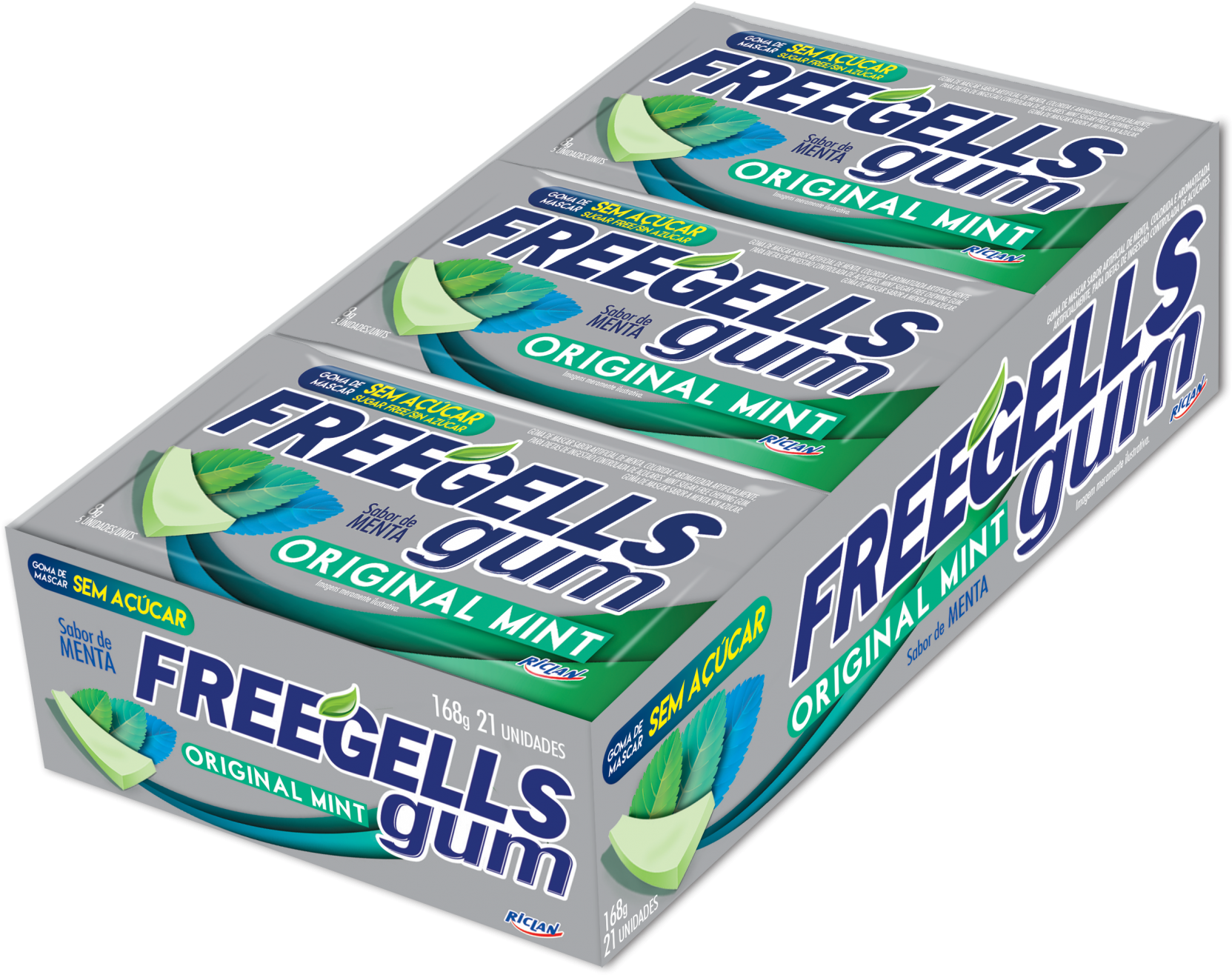 Freegells Original Mint - Drink Clipart (1663x1316), Png Download