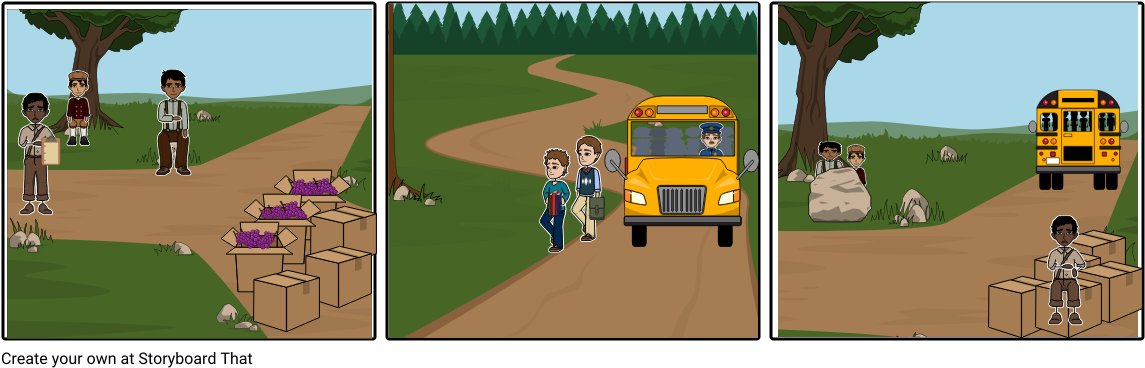 Cajas De Carton - Cartoon Clipart (1164x385), Png Download