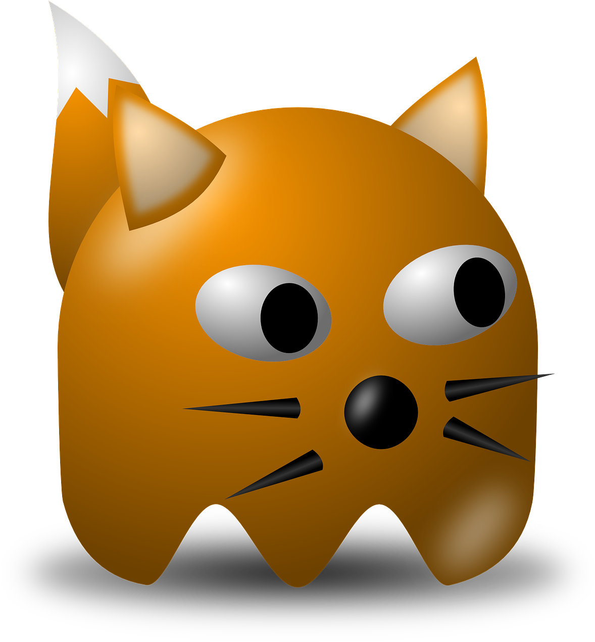 Fox Animal Cartoon Brown Cute Png Image Clipart (1201x1280), Png Download