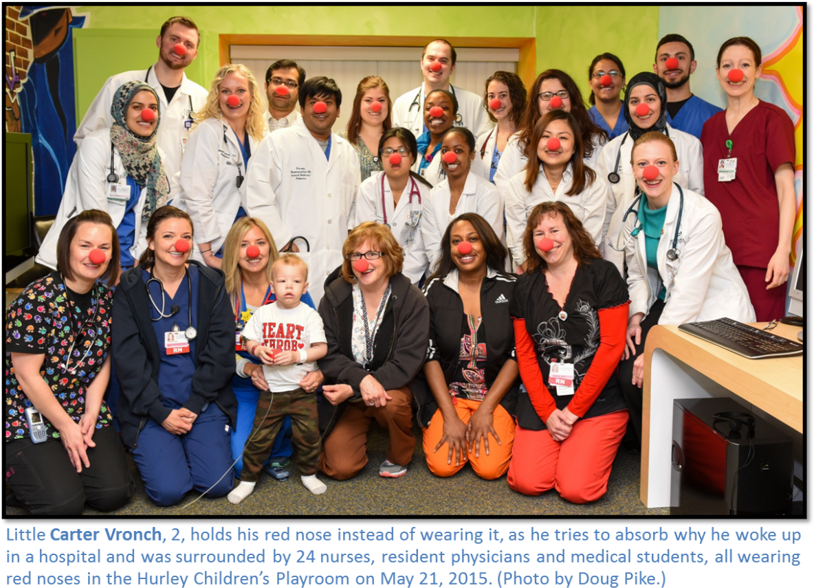 Red Nose Day In The Hurley Children's Playroom With - Social Group Clipart (1200x876), Png Download