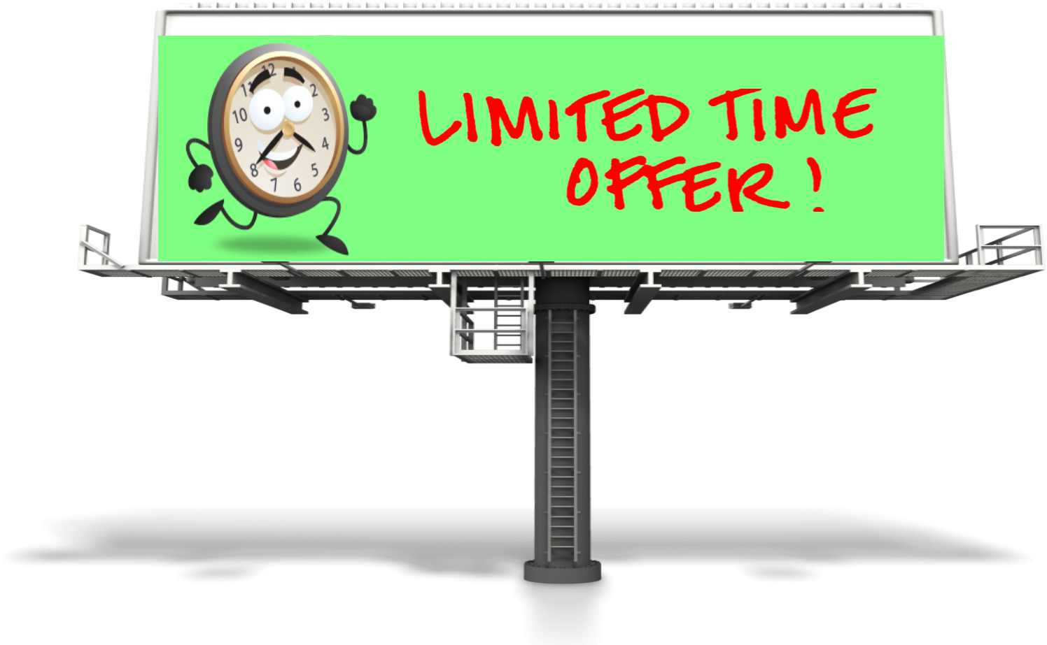 Billboard Clipart (1600x928), Png Download