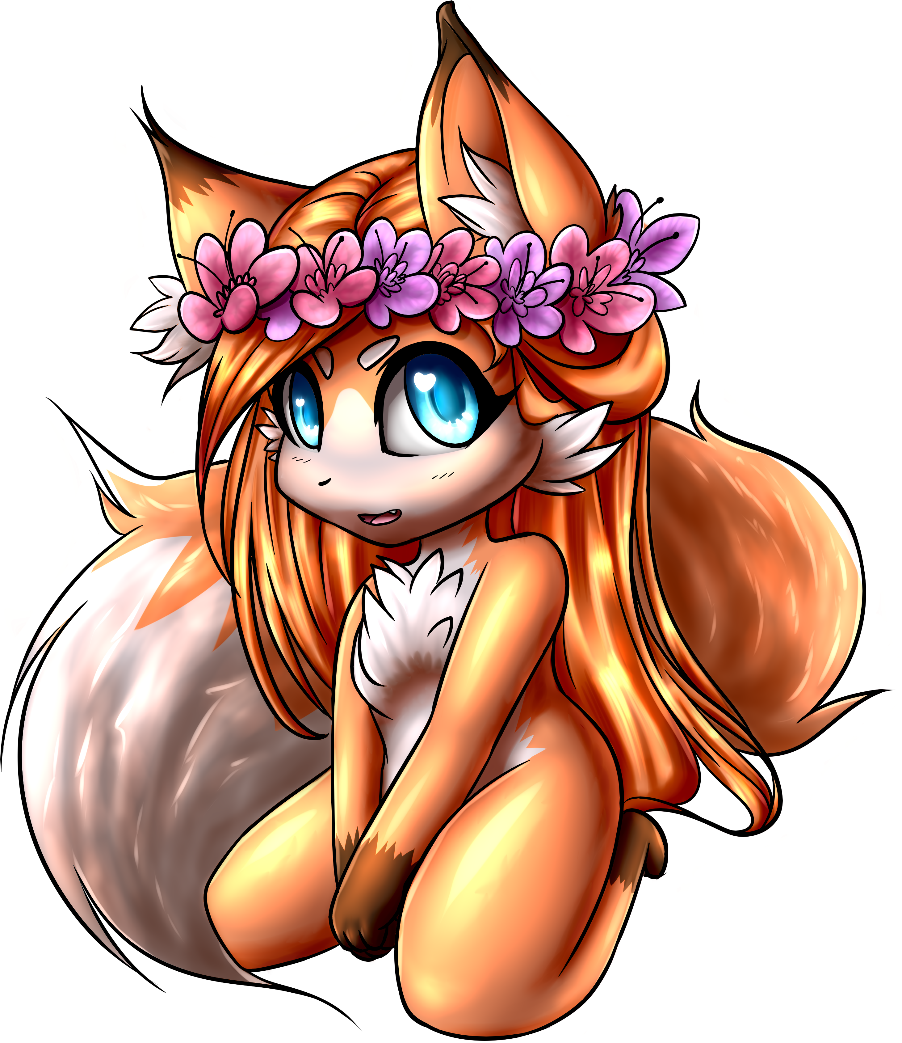 Fox - Cartoon Clipart (3500x3500), Png Download