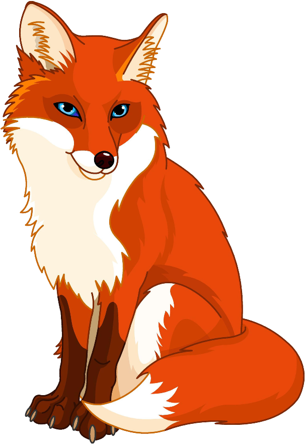 4682642 Journal Stickers, Cute Fox, Woodland Animals - Fox Clipart - Png Download (650x928), Png Download