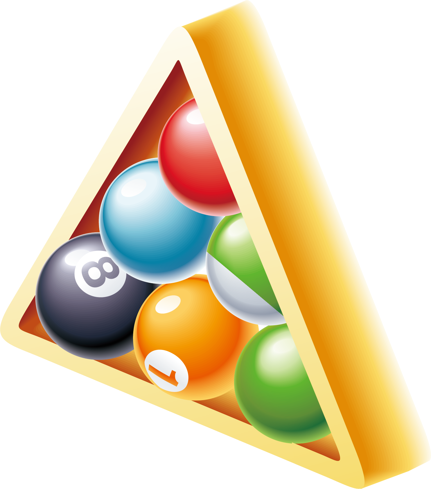 Billiard Png Picture - Cue Sports Clipart (1484x1684), Png Download