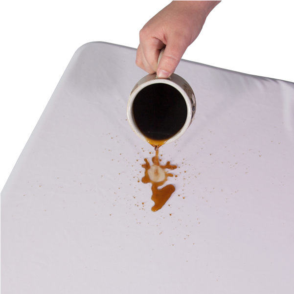 Stain-resistant Table Throw W/ Full Print Both Materials - Coffee Clipart (686x600), Png Download