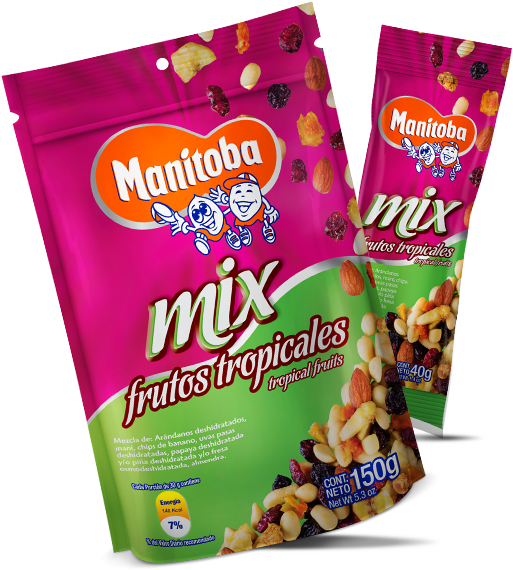 Tropical Fruit Mix - Manitoba Mix Clipart (650x575), Png Download