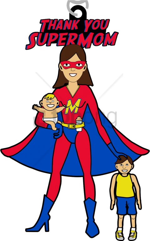 Free Png Super Mom 5k - Super Mom Mother Day Png Clipart (480x771), Png Download