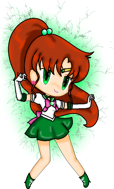 Sailor Moon Images Sailor Jupiter Chibi Wallpaper And - Anh Chibi Thuy Thu Mat Trang Clipart (442x768), Png Download