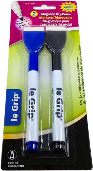 Le Grip Magnetic Dry Erase Markers - Brush Clipart (800x600), Png Download