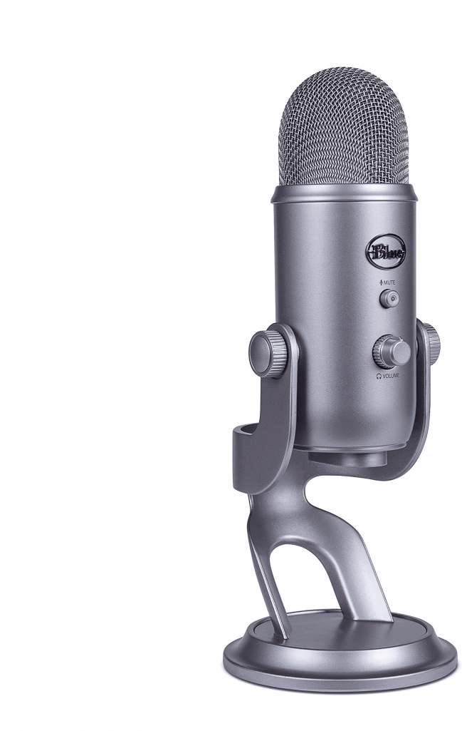 Blue Yeti Usb Microphone - Support Micro Blue Yeti Clipart (947x1024), Png Download