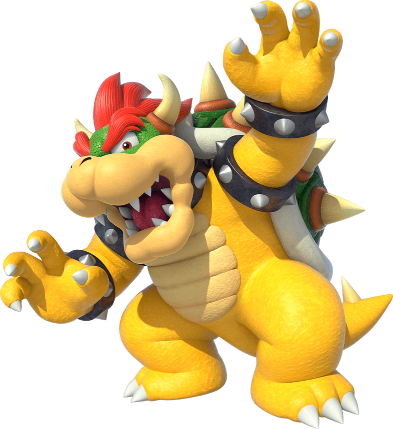 Characters - Super Mario Party Bowser Clipart (786x859), Png Download