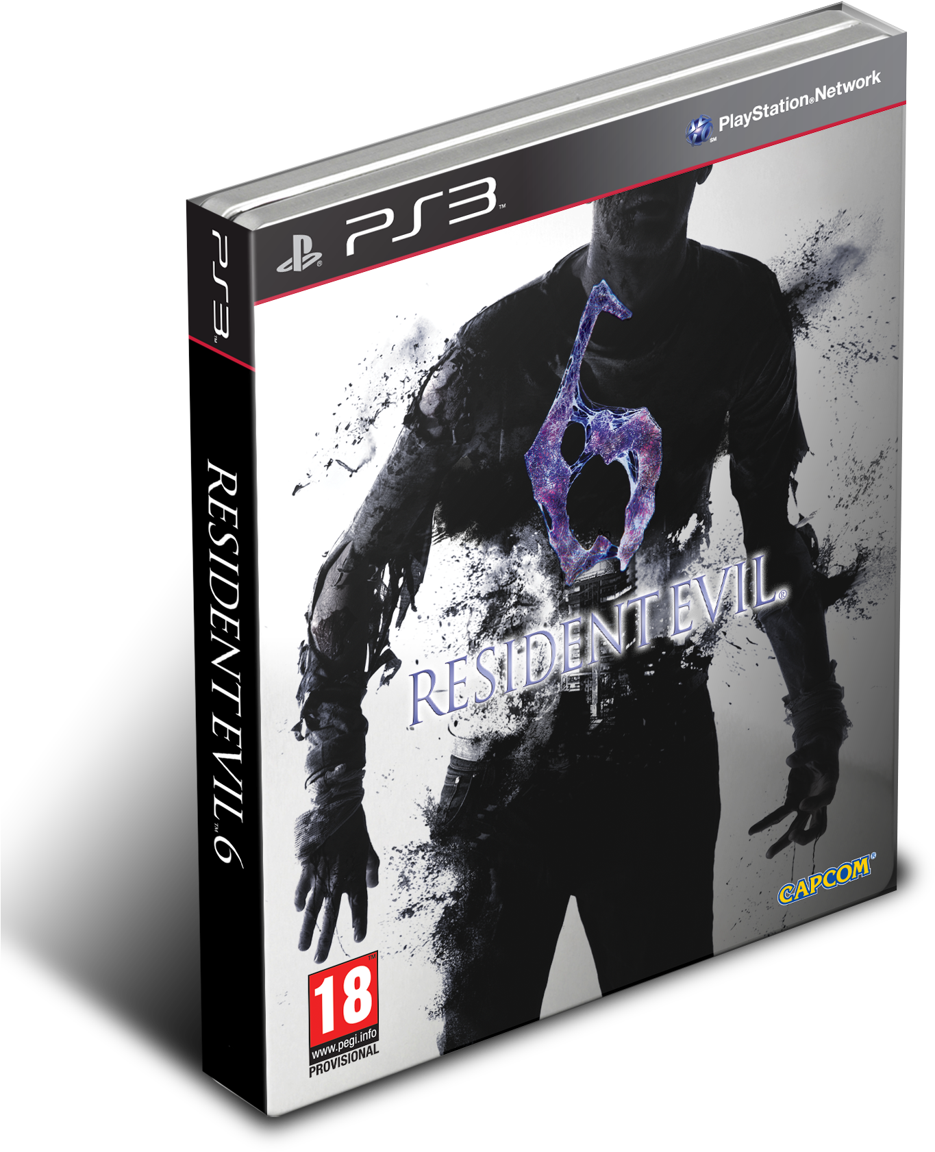 Newuploads 2012 0622 Re6 Ps3 Steelbook2 3d Capcom Has - Resident Evil 3 Collector Edition Clipart (1600x1831), Png Download