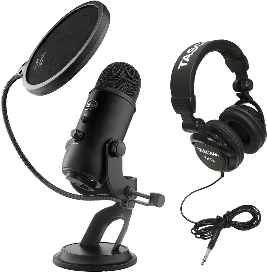 Blue Microphones Yeti - Tascam Th02 Clipart (1016x1016), Png Download