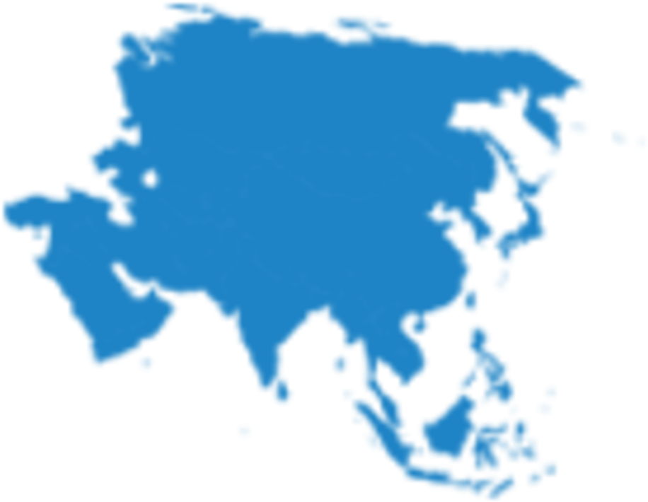 Asia Continent , Png Download - Clipart Asia Continent Map Transparent Png (916x710), Png Download
