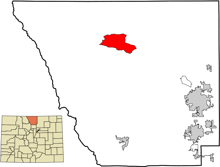 Location Of Red Feather - County Colorado Clipart (771x600), Png Download
