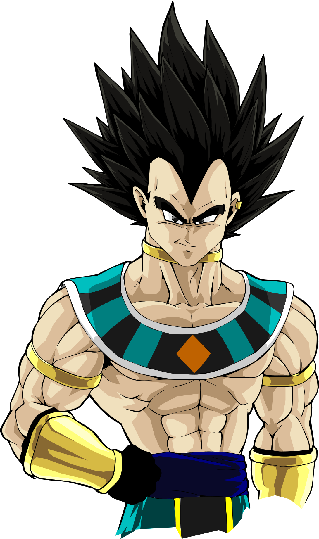 Super Saiyan Vegeta - Dbz Vegeta Hakaishin Clipart (1091x1844), Png Download