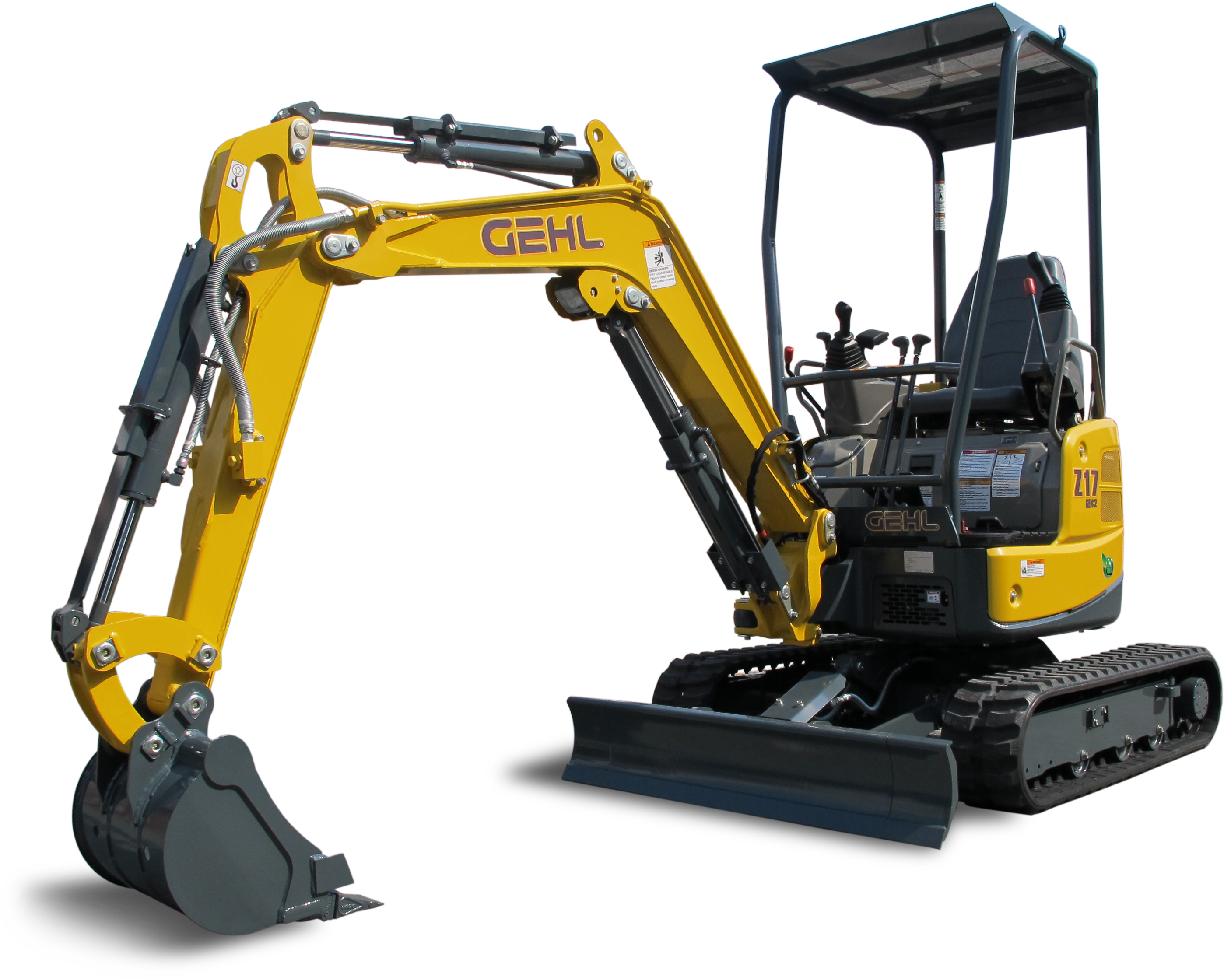 Excavator Png - Compact Excavator Clipart (2916x2328), Png Download